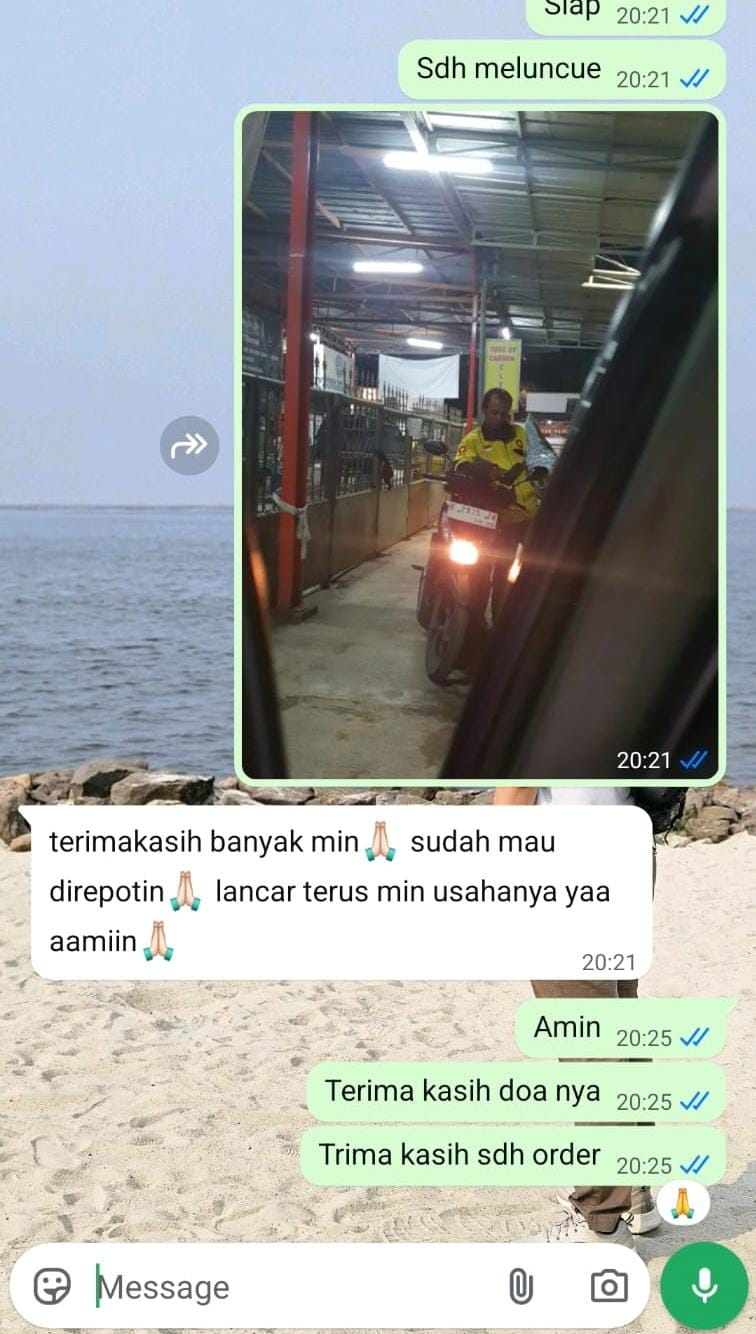 Foto parcel pelanggan Lipink